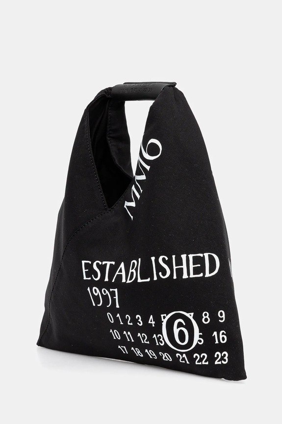 MM6 Maison Margiela cotton handbag SB6WD0013.P7260 black SS25