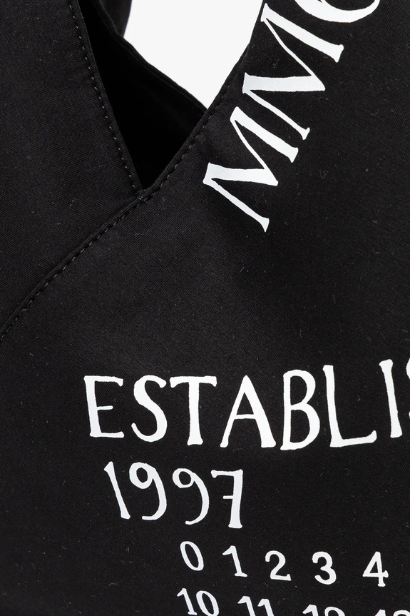 MM6 Maison Margiela cotton handbag black SB6WD0013.P7260
