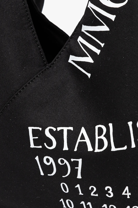 MM6 Maison Margiela cotton handbag black SB6WD0013.P7260