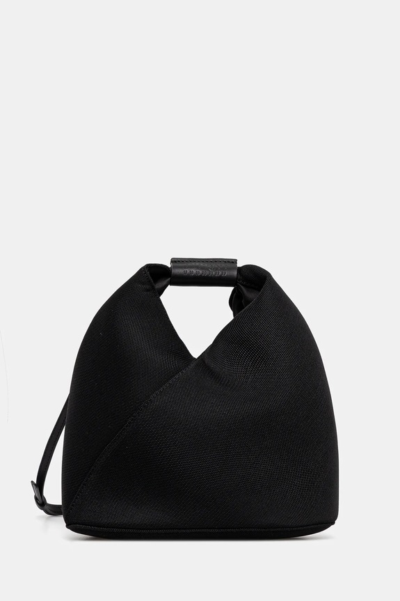 MM6 Maison Margiela torebka skóra licowa czarny SB6WD0026.P6414