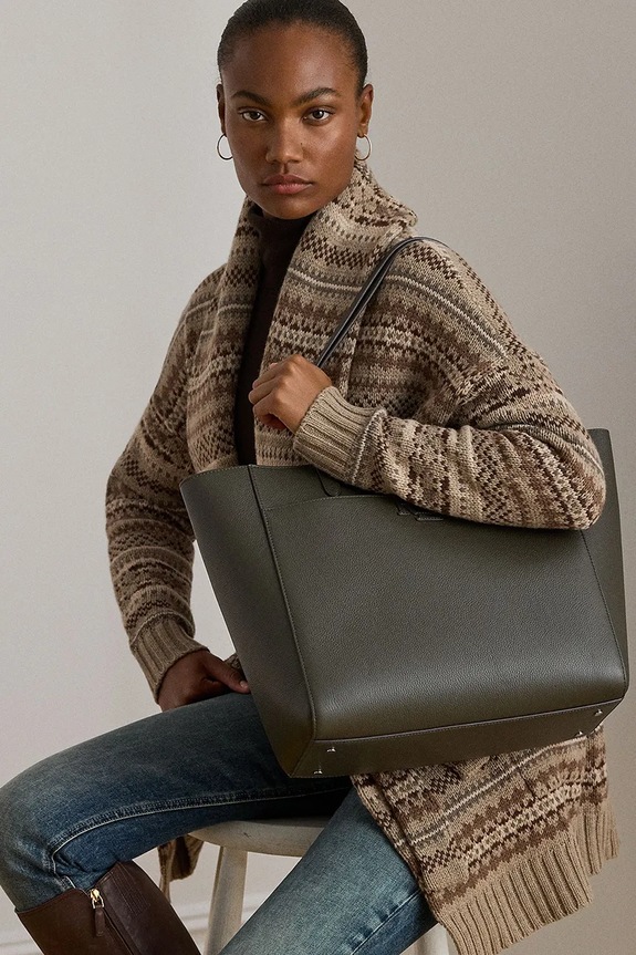 Lauren Ralph Lauren torebka skórzana 431960183