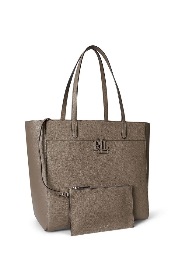Кожена чанта Lauren Ralph Lauren 431960183 кафяв AW25