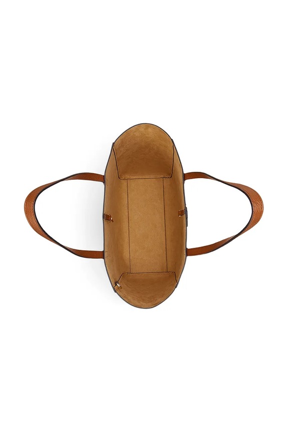 Lauren Ralph Lauren poseta de piele maro 431960183