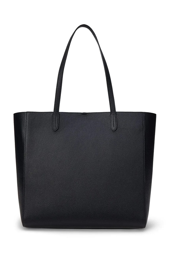 Kožená kabelka Lauren Ralph Lauren 431960183 černá AW25