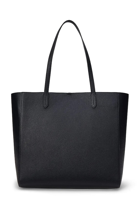 Kožená kabelka Lauren Ralph Lauren 431960183 černá AW25