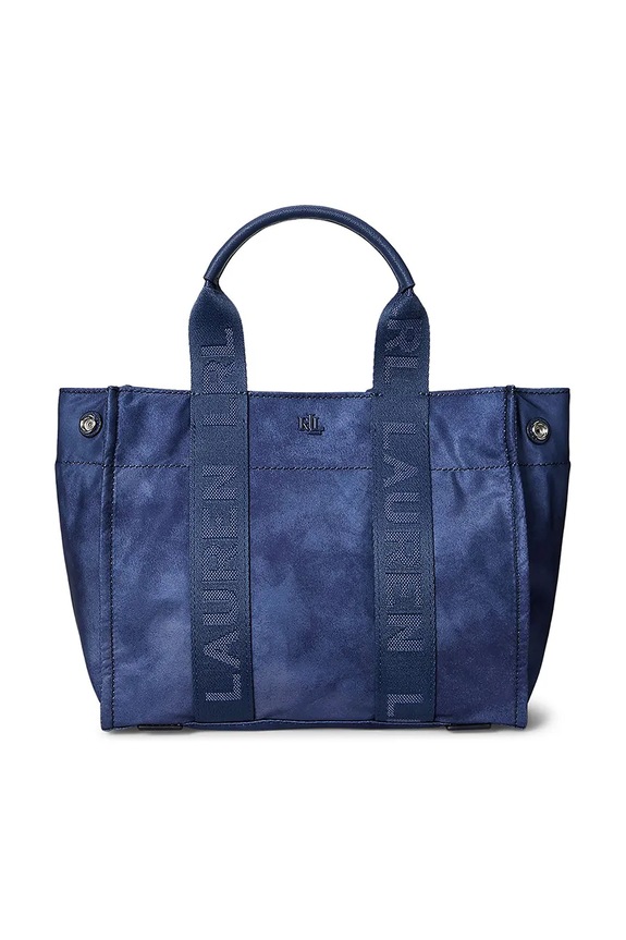 Kabelka Lauren Ralph Lauren jednofarebný modrá 431962612