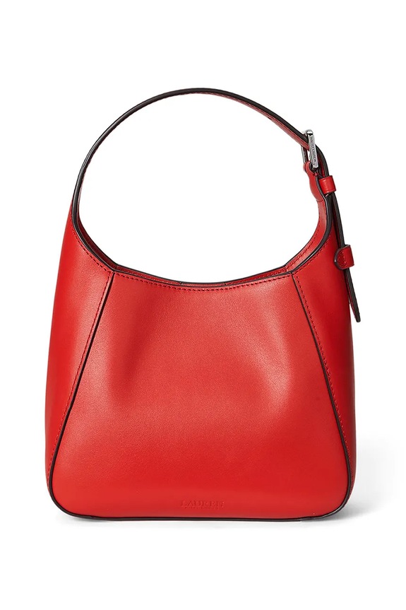 Akcesoria Lauren Ralph Lauren torebka skórzana 431966750 pomarańczowy