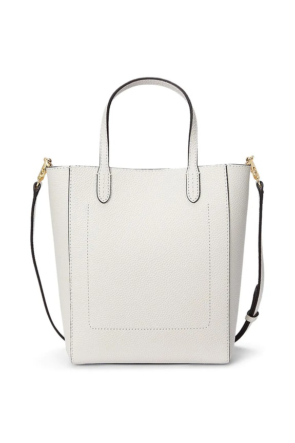 Lauren Ralph Lauren geantă de piele 431966760 alb SS26