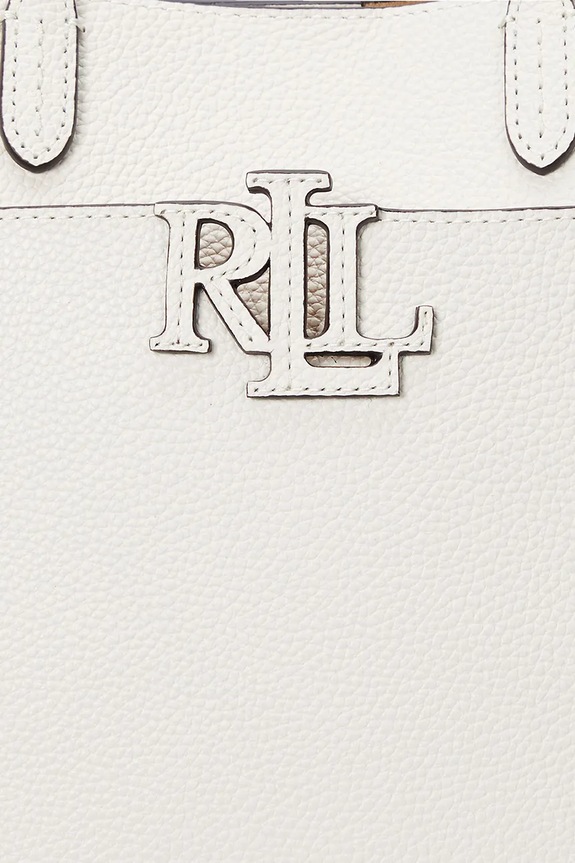 Lauren Ralph Lauren geantă de piele 431966760 alb