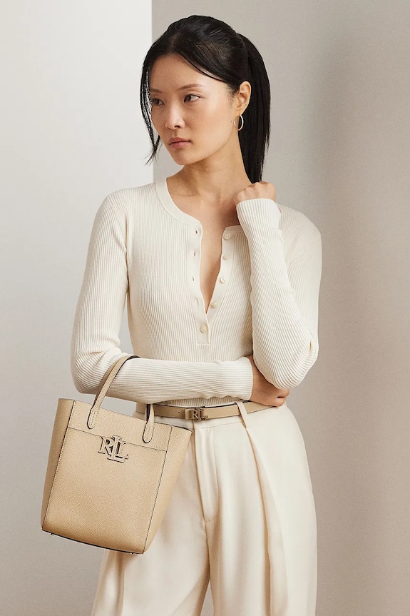 Lauren Ralph Lauren torebka skórzana 431966760