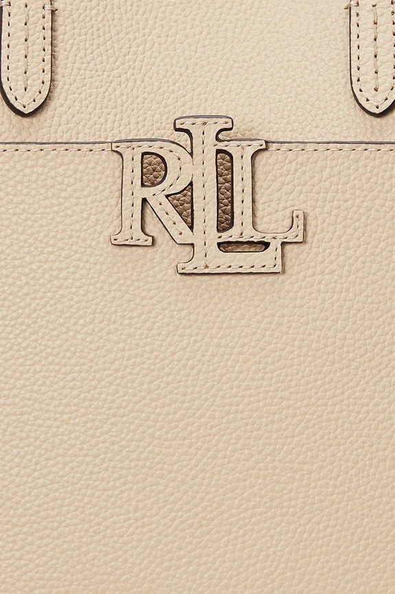 Lauren Ralph Lauren torebka skórzana 431966760 beżowy
