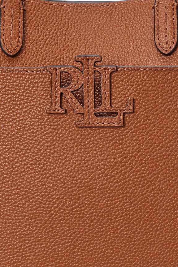 Kožna torba Lauren Ralph Lauren 431966760 smeđa