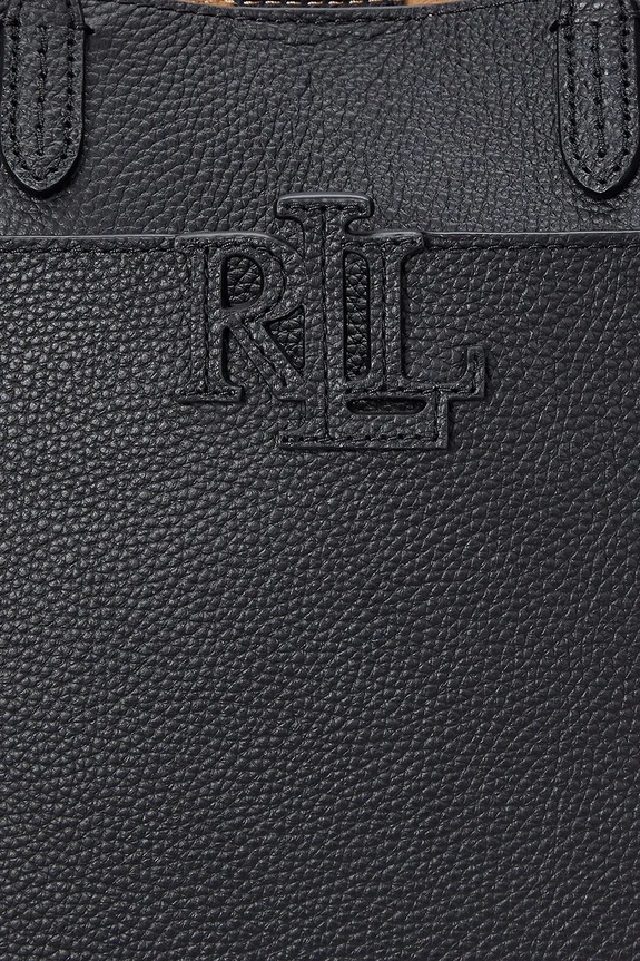 Kožená kabelka Lauren Ralph Lauren 431966760 čierna