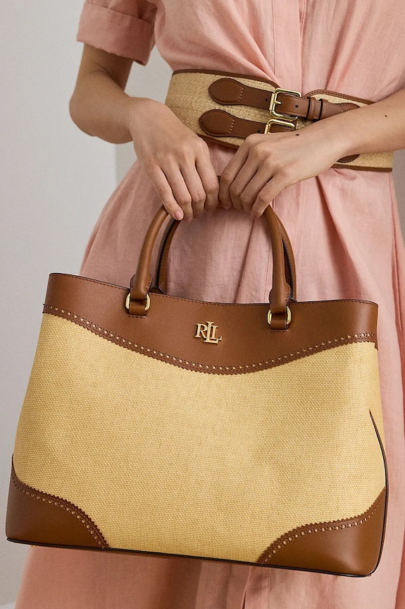 Lauren Ralph Lauren shopper torba ženska usnjena 431966776