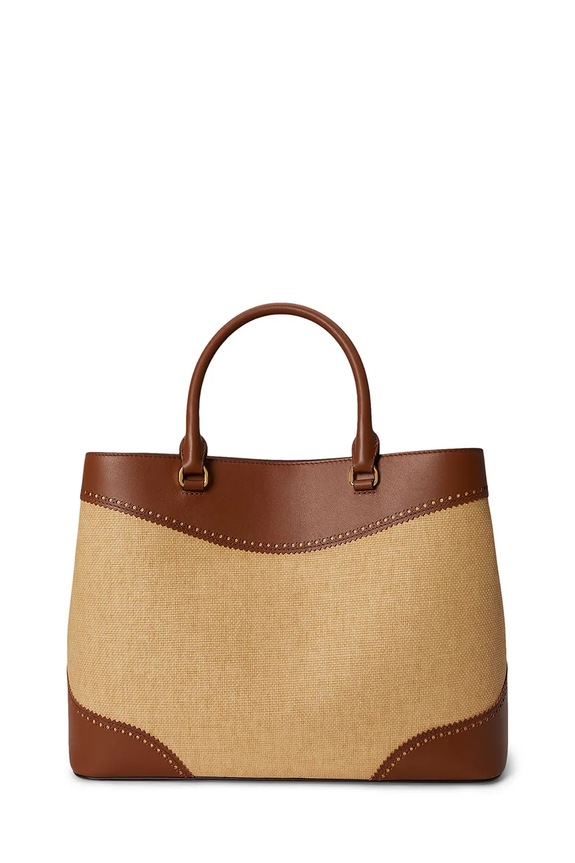 Lauren Ralph Lauren shopper torba ženska usnjena 431966776 rjava SS26