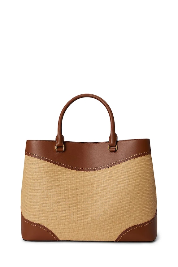 Lauren Ralph Lauren shopper torba ženska usnjena 431966776 rjava SS26