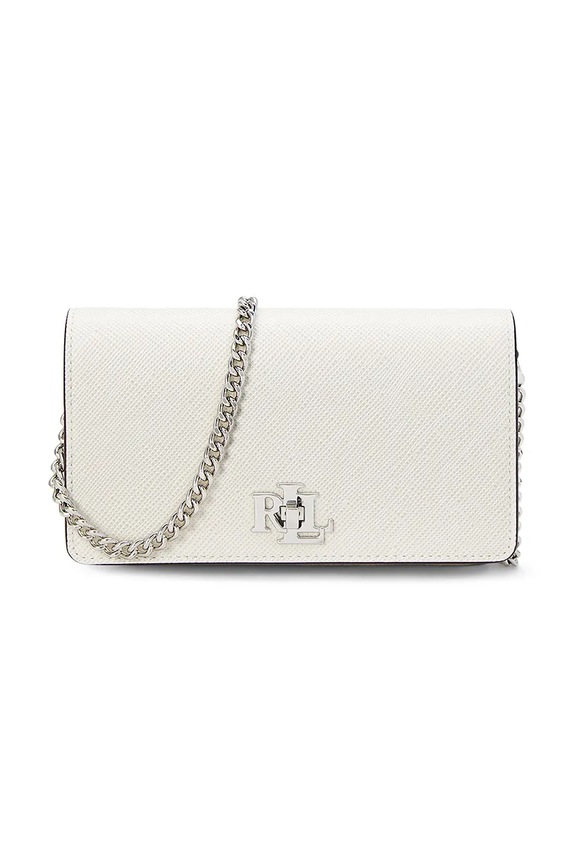 Lauren Ralph Lauren bőr táska nappa bőr fehér 432966784