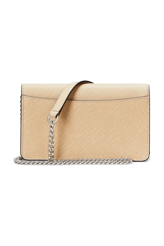 Akcesoria Lauren Ralph Lauren torebka skórzana 432966784 beżowy