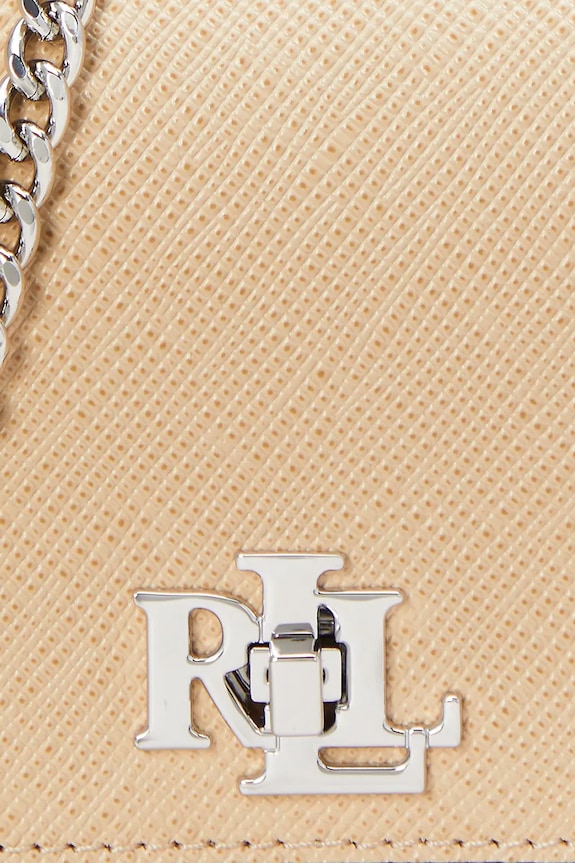 Lauren Ralph Lauren torebka skórzana 432966784 beżowy