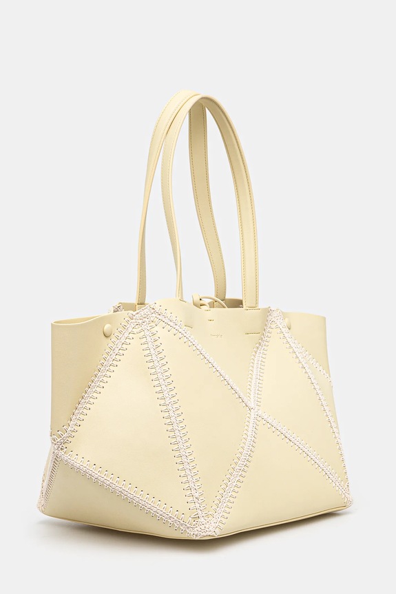 Torba Nanushka THEORIGAMITOTE NW24CRBG07111 zlatna SS25