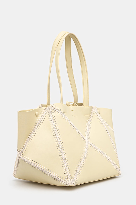 Torba Nanushka THEORIGAMITOTE NW24CRBG07111 zlatna SS25