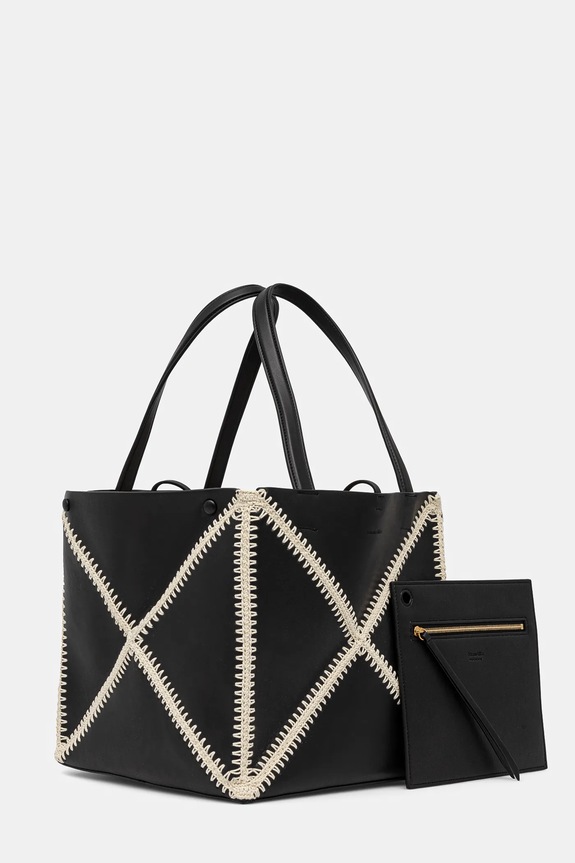 Nanushka borsetta THEORIGAMITOTE NW23CRBG02499 nero SS25