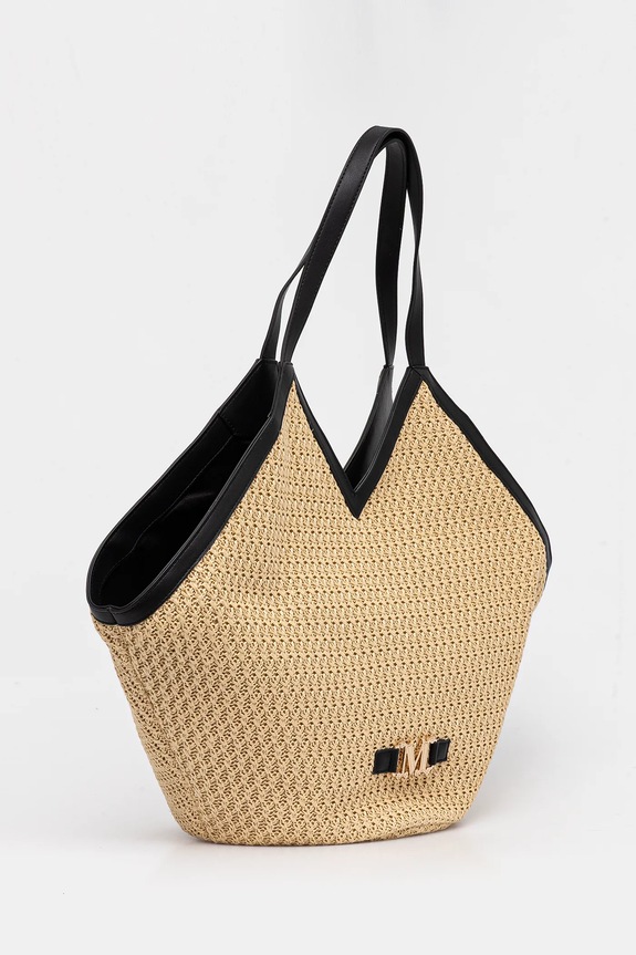 Torba za plažo Max Mara Beachwear 2516511079600 bež SS25