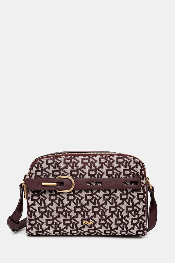 Kabelka Dkny textilní burgundské R44EFI69