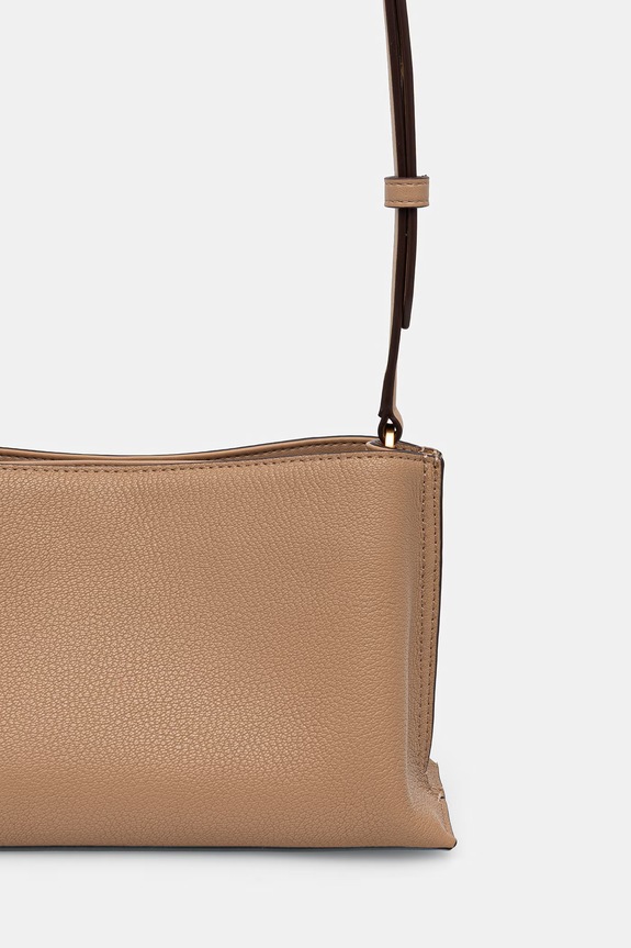 DKNY χιαστί Γυναικεία δερμάτινη μπεζ R44E1I54