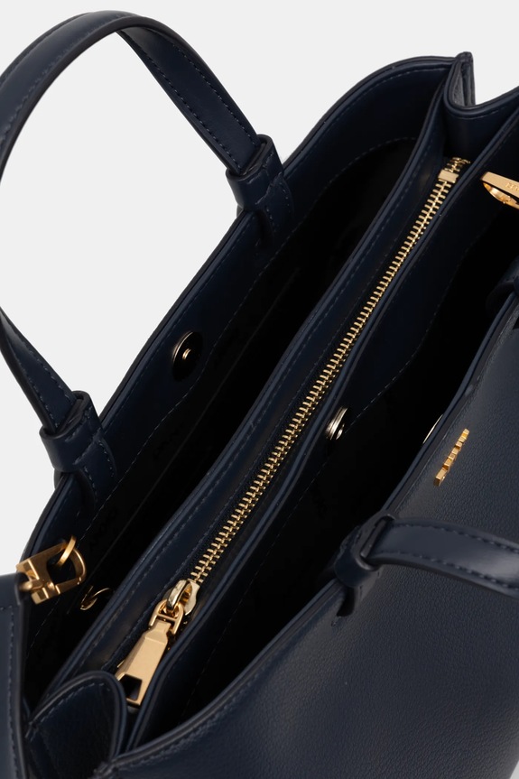 DKNY keresztpántos táska női bőr ALYA R44D1I53 sötétkék