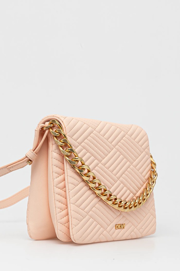 Dkny borsa a mano in pelle R44EKI05 beige SS25