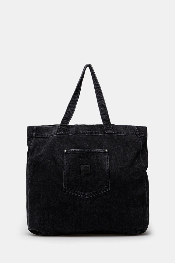 Carhartt WIP cotton handbag Rivet Tote Bag strapless black I034324.8906