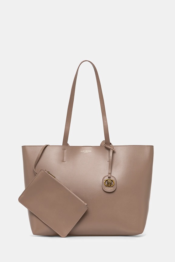 Kabelka Kurt Geiger London přírodní kůže hnědá 3601447109
