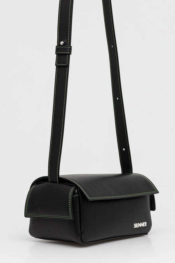 Sunnei geantă ACCXBAG063 negru SS25