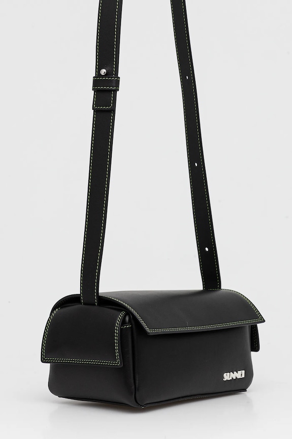 Sunnei geantă ACCXBAG063 negru SS25