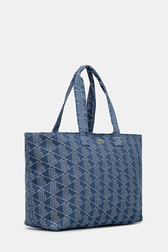 Lacoste torebka bawełniana NU4994PB niebieski AW25