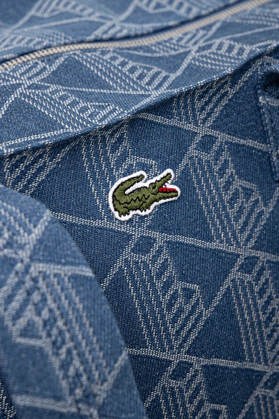 Lacoste torebka bawełniana niebieski NU4994PB