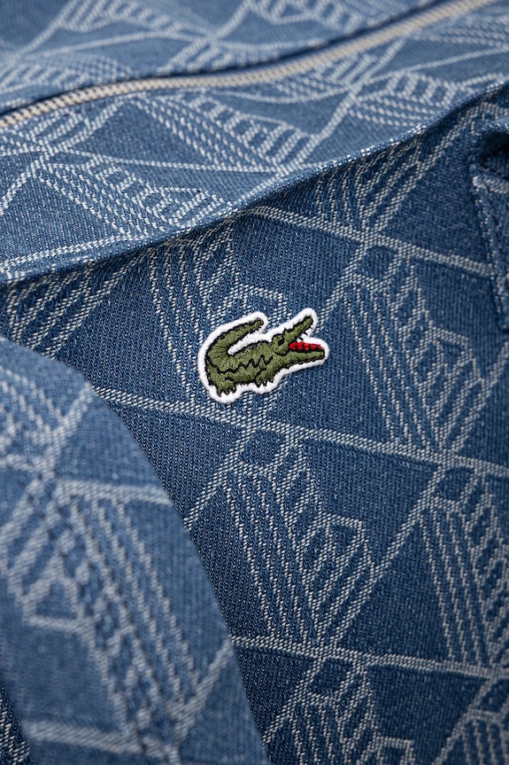 Lacoste torebka bawełniana niebieski NU4994PB