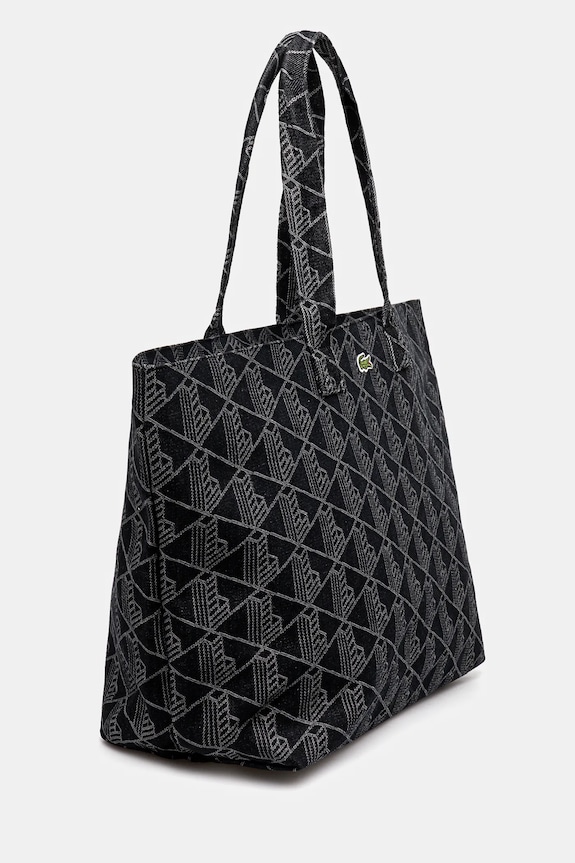 Lacoste torebka bawełniana NU4994PB czarny AW25