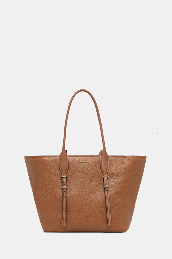 Kožená kabelka MICHAEL Michael Kors usňová koža hnedá 30R5G9OT7L