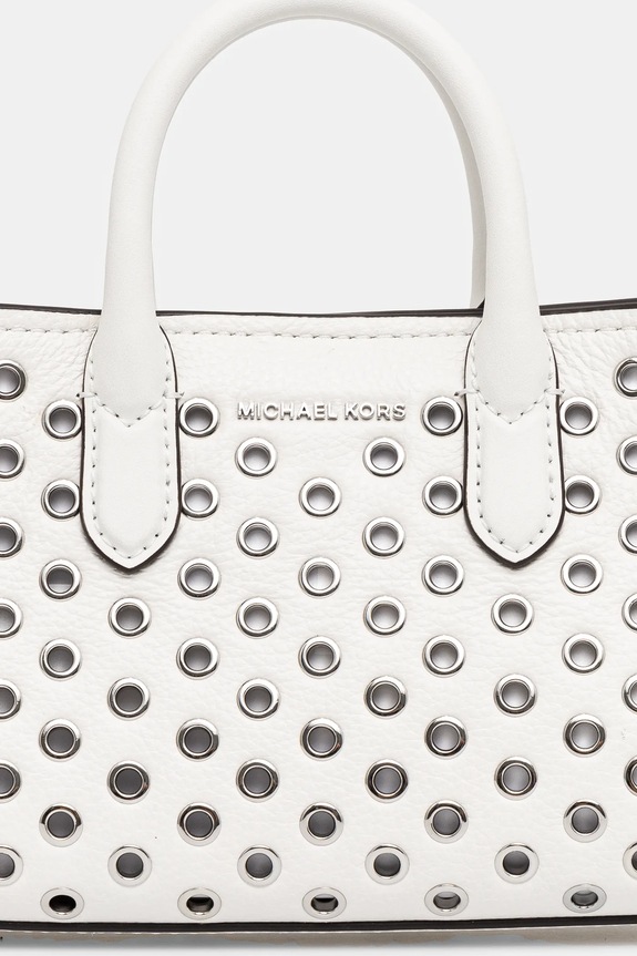 Кожаная сумочка MICHAEL Michael Kors белый 32R5SETC0I