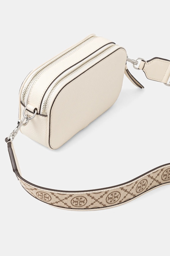 Accesorii Tory Burch geantă de piele Miller 171955.104 bej