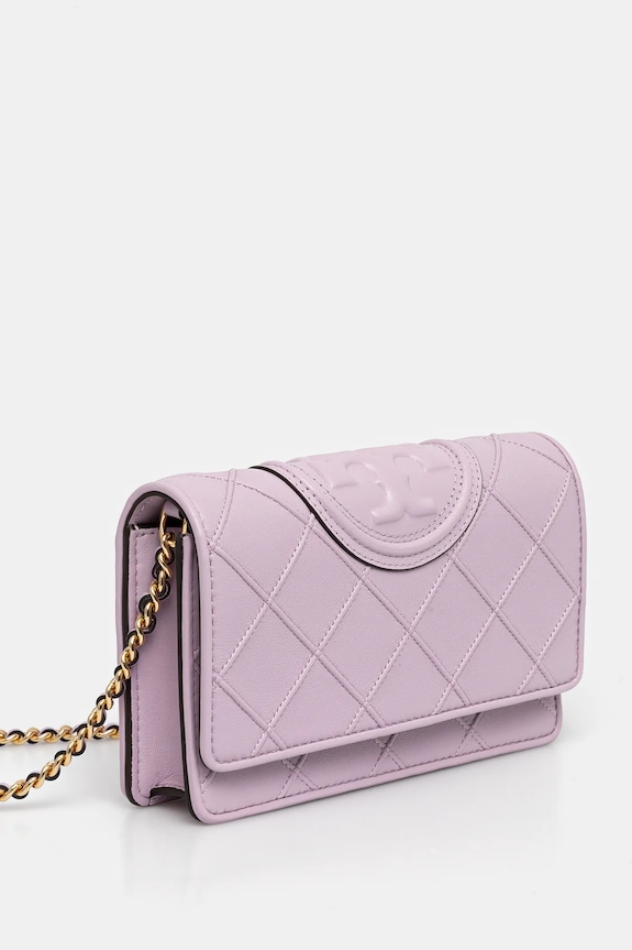 Tory Burch torebka Fleming Chain Wallet 138853.502 fioletowy SS25