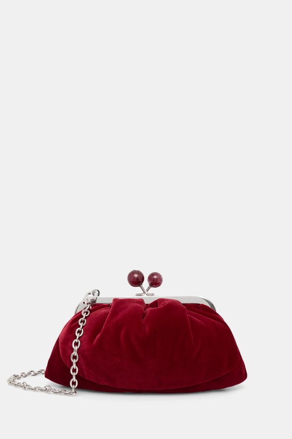 Weekend Max Mara torebka nie mieści A4 bordowy 2515511084600