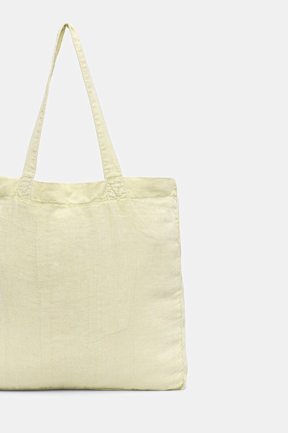 Αξεσουάρ Λινή τσάντα παραλίας Vilebrequin BABEL BBLA1111 πράσινο