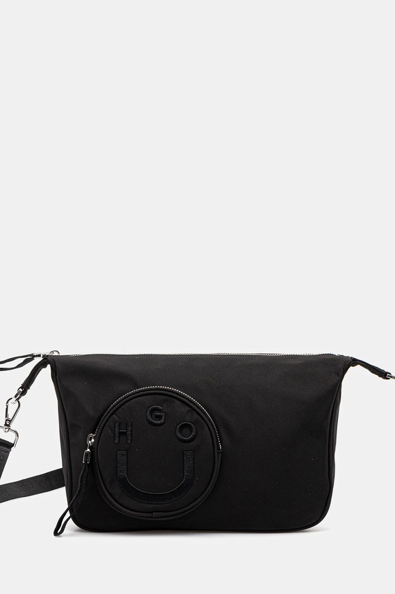 Kabelka Hugo Blue jednofarebný čierna 50541766