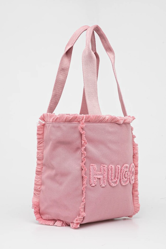 Τσάντα HUGO 50541535 ροζ SS25