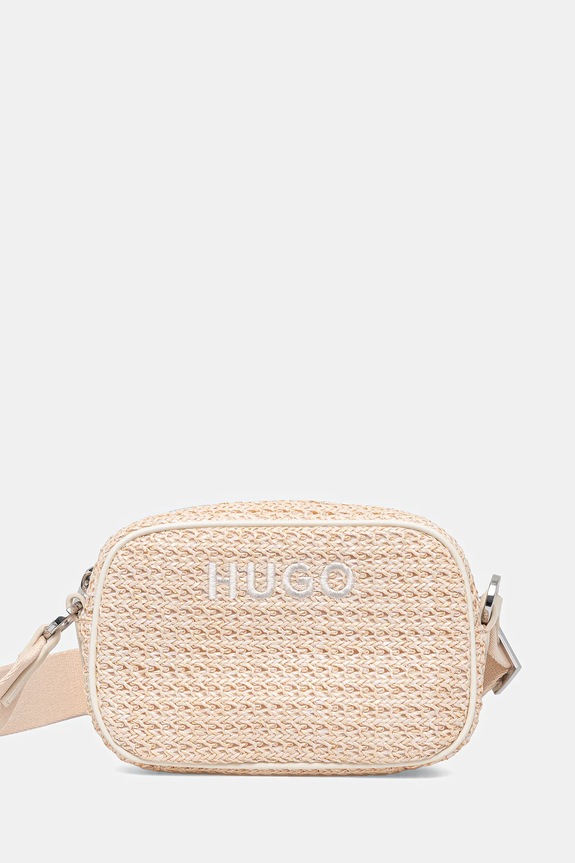 HUGO kézitáska textil bézs 50541892