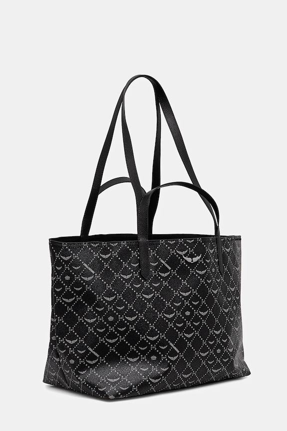 ZADIG&VOLTAIRE geantă Z SHOPPER XL MONOGRAM LWBA03803.1 negru AA00