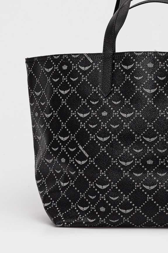 Accesorii ZADIG&VOLTAIRE geantă Z SHOPPER XL MONOGRAM LWBA03803.1 negru